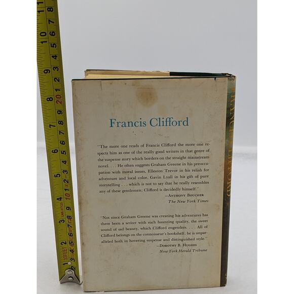 Naked Runner By Francis Clifford Vintage Spy Novel Mystery Early Edition 1966 - Picture 16 of 16